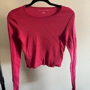 COPY - American Eagle Cropped Long Sleeve (size:S)
